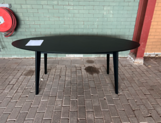 Eettafel Ovaal, Byfonq, Bolt, Zwart